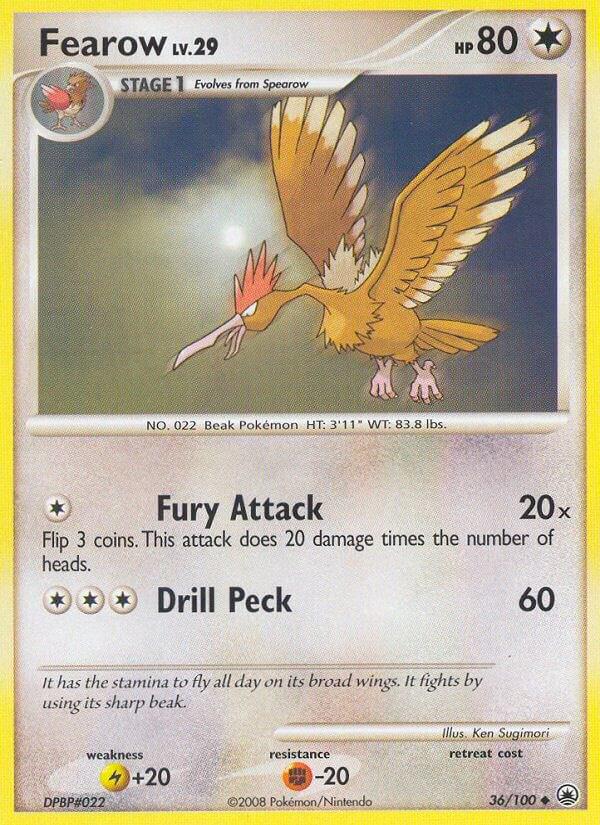 Fearow #36 Pokemon Majestic Dawn