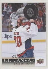 Braden Holtby #C84 Hockey Cards 2018 Upper Deck Canvas Prices