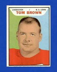 Tom Brown Football Cards 1965 Topps CFL Prices