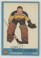 Bruce Gamble Hockey Cards 1962 Topps Prices