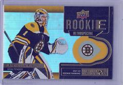 Jeremy Swayman [Gold] Hockey Cards 2022 Upper Deck Rookie Retrospective Prices