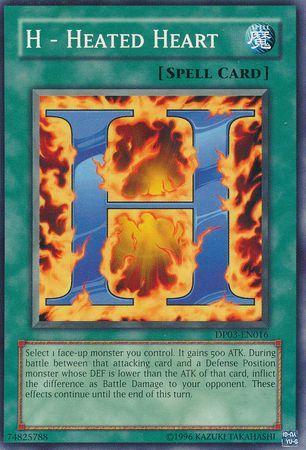 H - Heated Heart DP03-EN016 YuGiOh Duelist Pack: Jaden Yuki 2