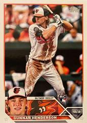 Gunnar Henderson Baseball Cards 2023 Topps Prices