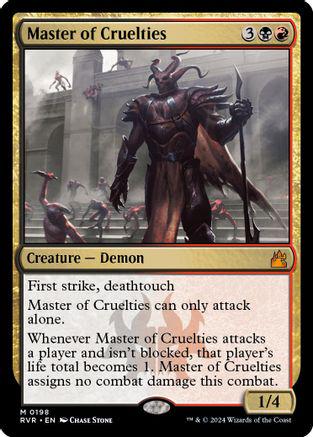 Master of Cruelties [Foil] #198 Magic Ravnica Remastered