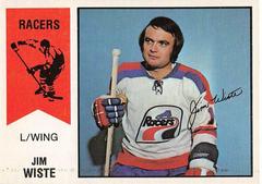 Jim Wiste #34 Hockey Cards 1974 O-Pee-Chee WHA Prices