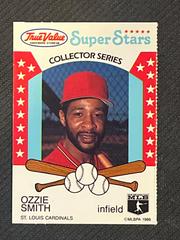 Ozzie Smith #9 Baseball Cards 1986 True Value Perforated Prices