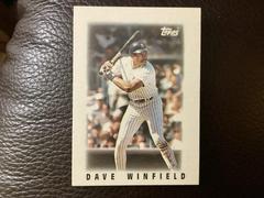 Dave Winfield Baseball Cards 1986 Topps Mini League Leaders Prices