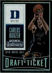 Carlos Boozer [Draft Ticket] #14 Basketball Cards 2015 Panini Contenders Draft Picks Prices