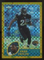 Fred Taylor [Gold Xfractor] Football Cards 2003 Topps Chrome Prices