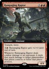 Rampaging Raptor [Extended Art] #366 Magic March of the Machine Prices
