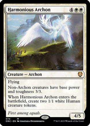 Harmonious Archon #74 Magic Phyrexia: All Will Be One Commander