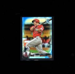 Mike Trout [Blue Refractor] Baseball Cards 2017 Bowman Chrome Prices