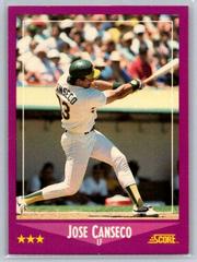 Jose Canseco Baseball Cards 1988 Score Glossy Prices