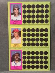 Steve Garvey, Greg Luzinski, Dave Lopes #56, 74, 92 Baseball Cards 1981 Topps Scratch Offs Prices