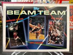 Karl Malone, John Stockton, Dominique Wilkins Basketball Cards 1992 Topps Beam Team Prices