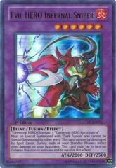 Evil HERO Infernal Sniper [1st Edition] YuGiOh Legendary Collection 2: The Duel Academy Years Mega Pack Prices