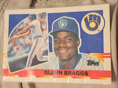 Glenn Braggs #10 Baseball Cards 1990 Topps Big Baseball Prices