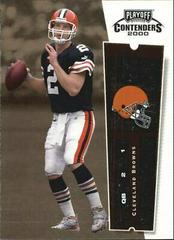 Tim Couch #22 Football Cards 2000 Playoff Contenders Prices
