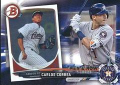 Carlos Correa #Bowman-18 Baseball Cards 2017 Topps Bowman Then & Now Prices