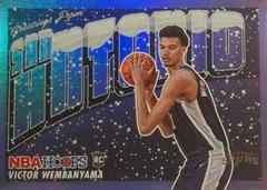 Victor Wembanyama [Winter Holo] Basketball Cards 2023 Panini Hoops Rookie Greetings Prices