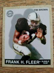 Tim Brown #54 Football Cards 1997 Fleer Goudey Prices