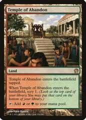 Temple of Abandon [Foil] Magic Theros Prices