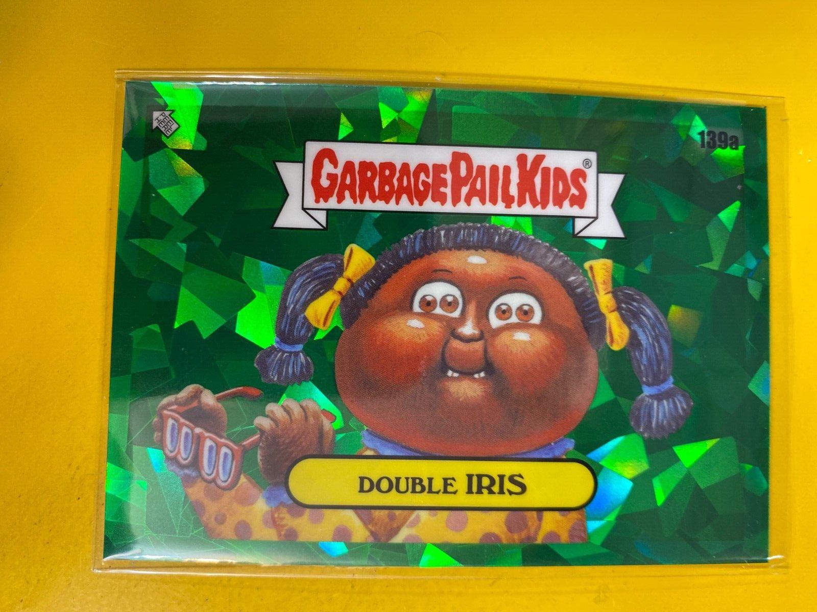 DOUBLE IRIS [Green] #139a Garbage Pail Kids 2021 Sapphire