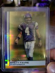 Brett Favre [Gold Refractor] #4 Football Cards 2009 Topps Finest Prices