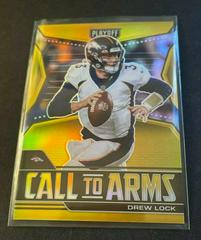 Drew Lock [Gold] #CA-DLO Football Cards 2021 Panini Playoff Call to Arms Prices