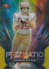 George Kittle [Gold] #18 Football Cards 2023 Panini Prizm Prizmatic Prices
