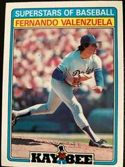 Fernando Valenzuela Baseball Cards 1987 Topps KayBee Superstars Prices