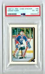 Grant Fuhr #85 Hockey Cards 1987 O-Pee-Chee Sticker Prices