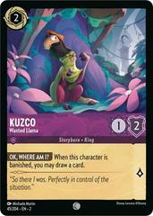 Kuzco - Wanted Llama [Foil] Lorcana Rise of the Floodborn Prices