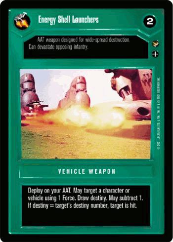 Energy Shell Launchers [Limited] Star Wars CCG Theed Palace