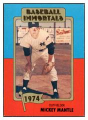 Mickey Mantle #145 Baseball Cards 1980 Baseball Immortals Prices