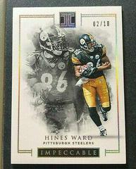 Hines Ward [Gold] #88 Football Cards 2016 Panini Impeccable Prices