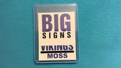 Randy Moss Football Cards 2003 Fleer Platinum Big Signs Prices