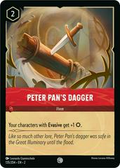 Peter Pan's Dagger [Foil] #135 Lorcana Rise of the Floodborn Prices