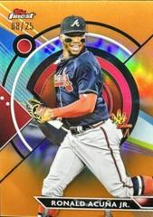 Ronald Acuna Jr. [Orange] #20 Baseball Cards 2023 Topps Finest Prices