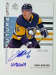 John Marino [Autograph Inscribed] #241 Hockey Cards 2019 SP Authentic Prices