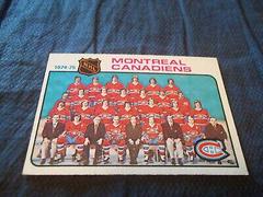 Canadiens Team [Checklist] Hockey Cards 1975 O-Pee-Chee Prices