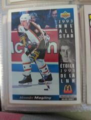 Alexander Mogilny #McD-19 Hockey Cards 1993 Upper Deck McDonald's Prices