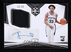Tre Jones Basketball Cards 2020 Panini Chronicles Limited Rookie Jersey Autographs Prices