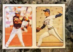 Alan Wiggins, Ed Vandeberg Baseball Cards 1985 Topps Stickers Prices