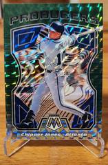 Chipper Jones [Green Flourescent Prizm] Baseball Cards 2021 Panini Mosaic Producers Prices