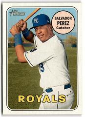 Salvador Perez [Throwback] #101 Baseball Cards 2018 Topps Heritage Prices