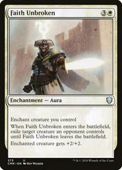 Faith Unbroken [Foil] Magic Commander Legends Prices