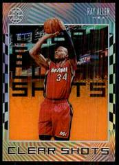 Ray Allen [Orange] Basketball Cards 2019 Panini Illusions Clear Shots Prices