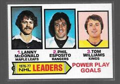 Power Play Goals [Leaders] #5 Hockey Cards 1977 Topps Prices