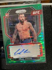Paul Craig [Green Pulsar] Ufc Cards 2022 Panini Prizm UFC Signatures Prices